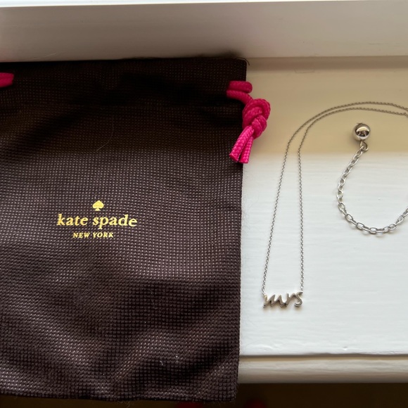 Kate Spade “Mrs.” Short Necklace - Picture 2 of 4